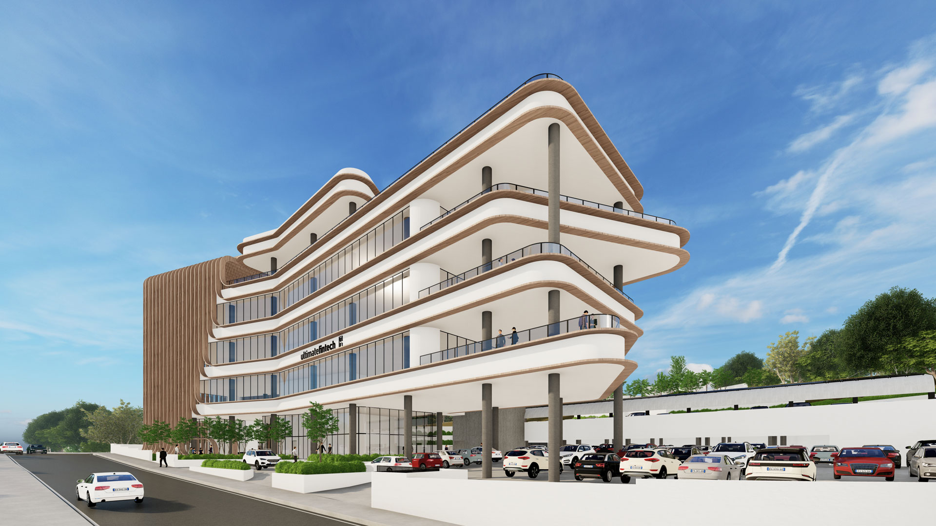 BASERON OFFICES by Pavlides Associates LLC - Architects - side view photo