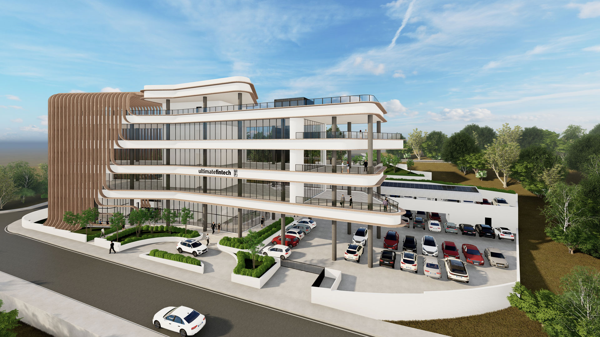 BASERON OFFICES by Pavlides Associates LLC - Architects - front