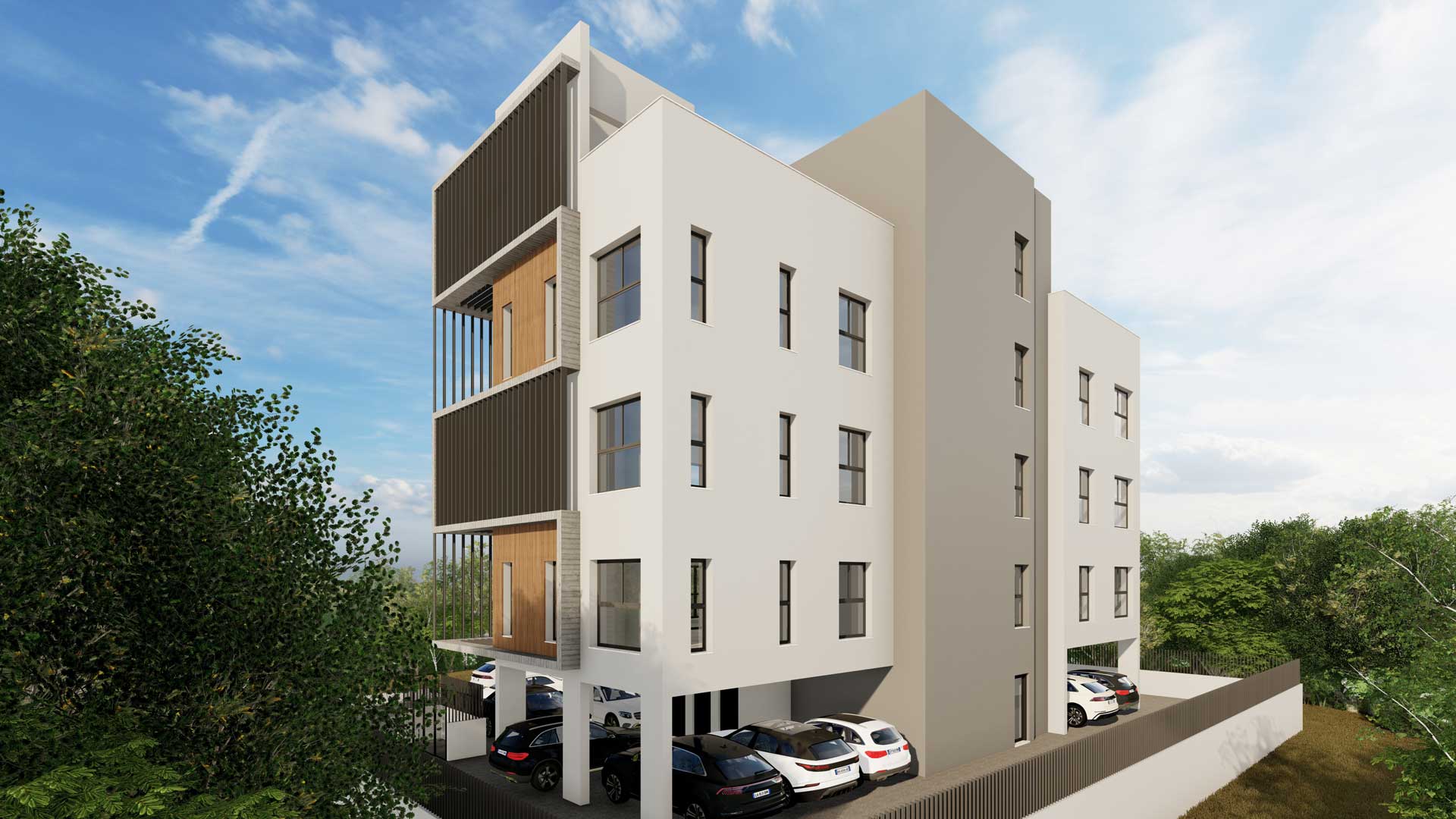 SVALENO & HIVIEW by Pavlides Associates LLC - Architects- back side with an angle