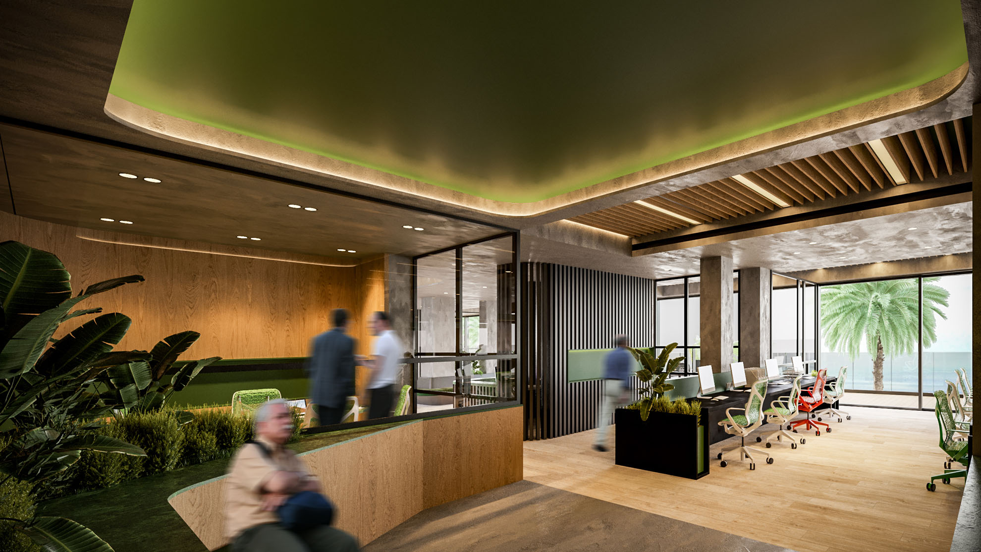 Offices in Germasogeia by Pavlides Associates LLC - Architects - Interior - Lounge Area. Commercial and Offices