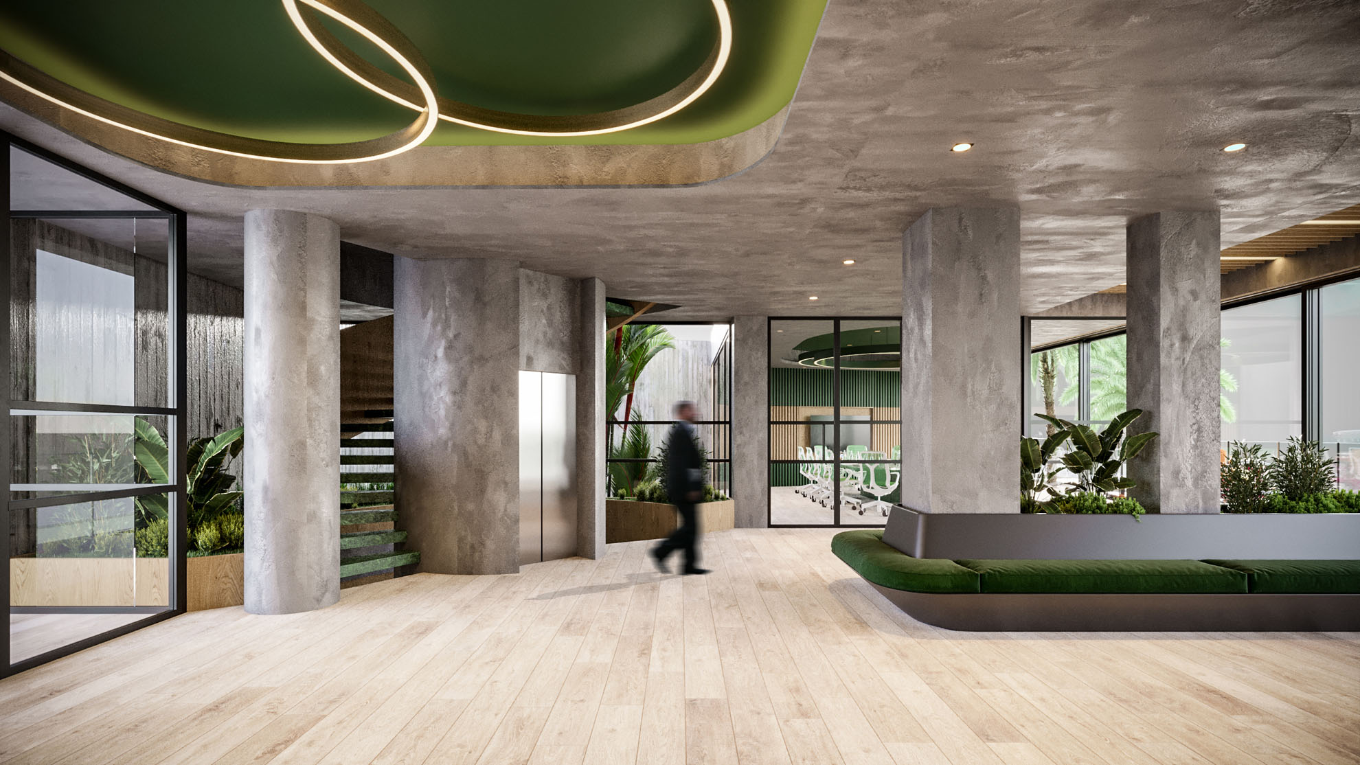 Offices in Germasogeia by Pavlides Associates LLC - Architects - Interior - Lounge Area. Commercial and Offices