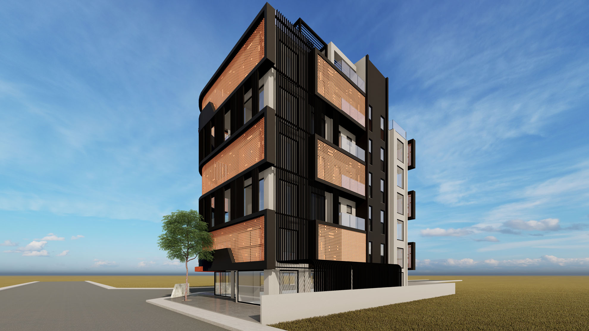 Punin Building by Pavlides Associates LLC - Architects - Street View. Commercial and Offices