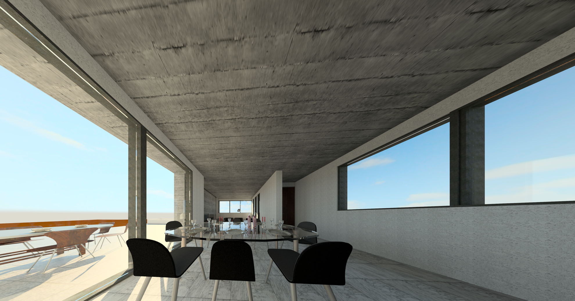 Private Residence in Agios Athanasios by Pavlides Associates LLC - Architects - Dining room. RESIDENTIAL projects.