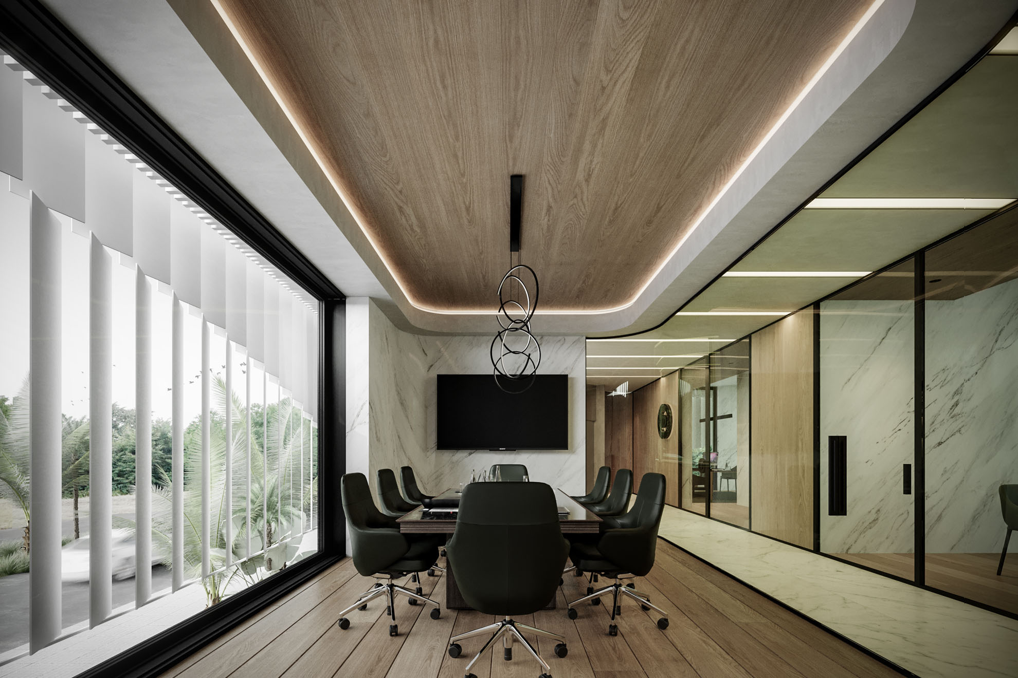 Offices in Germasogeia by Pavlides Associates LLC - Architects - Interior - Conference Room. Commercial and Offices