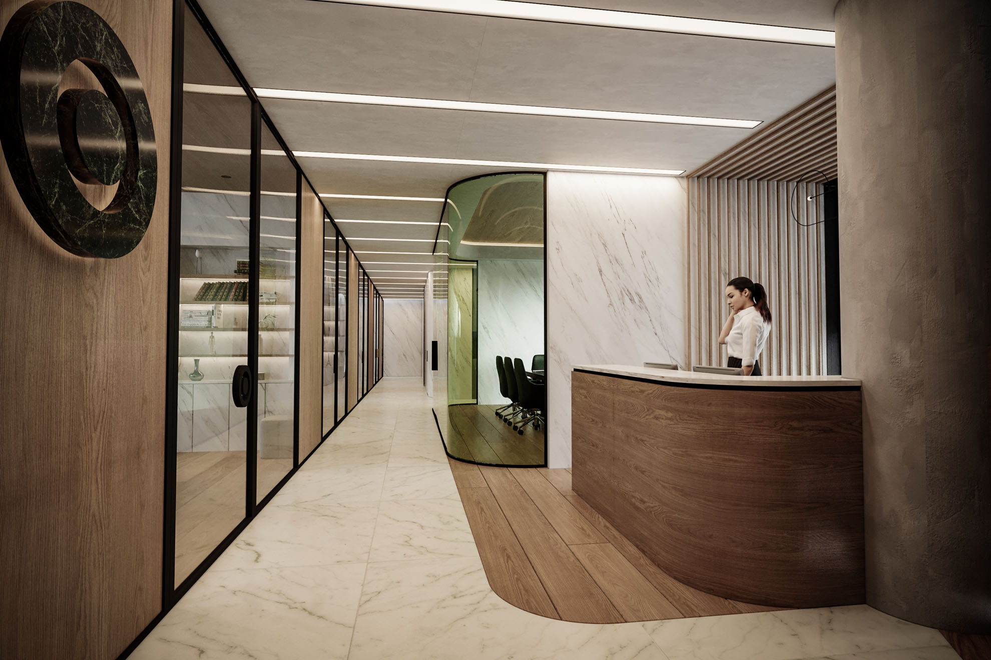 Offices in Germasogeia by Pavlides Associates LLC - Architects - Interior - Lounge Area. Commercial and Offices