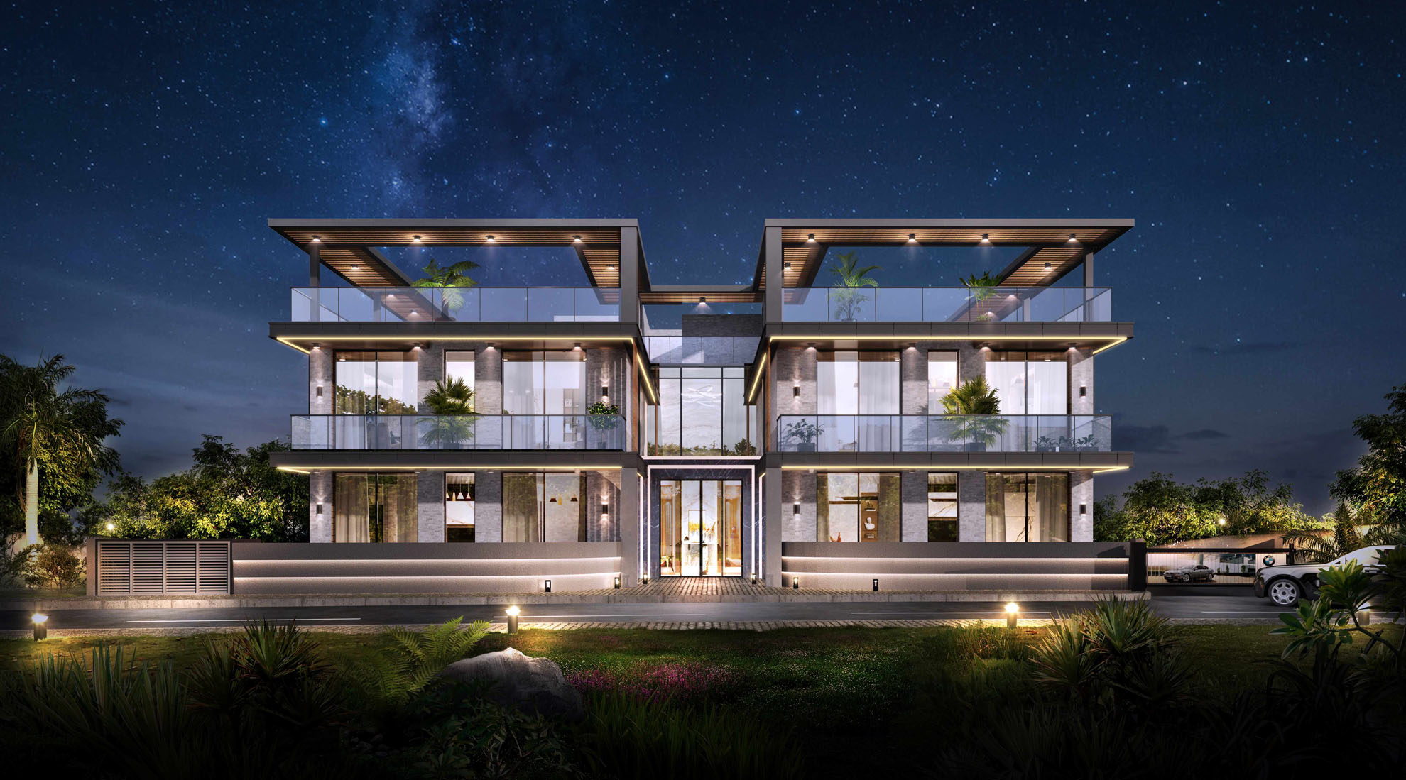 Front Night View Final