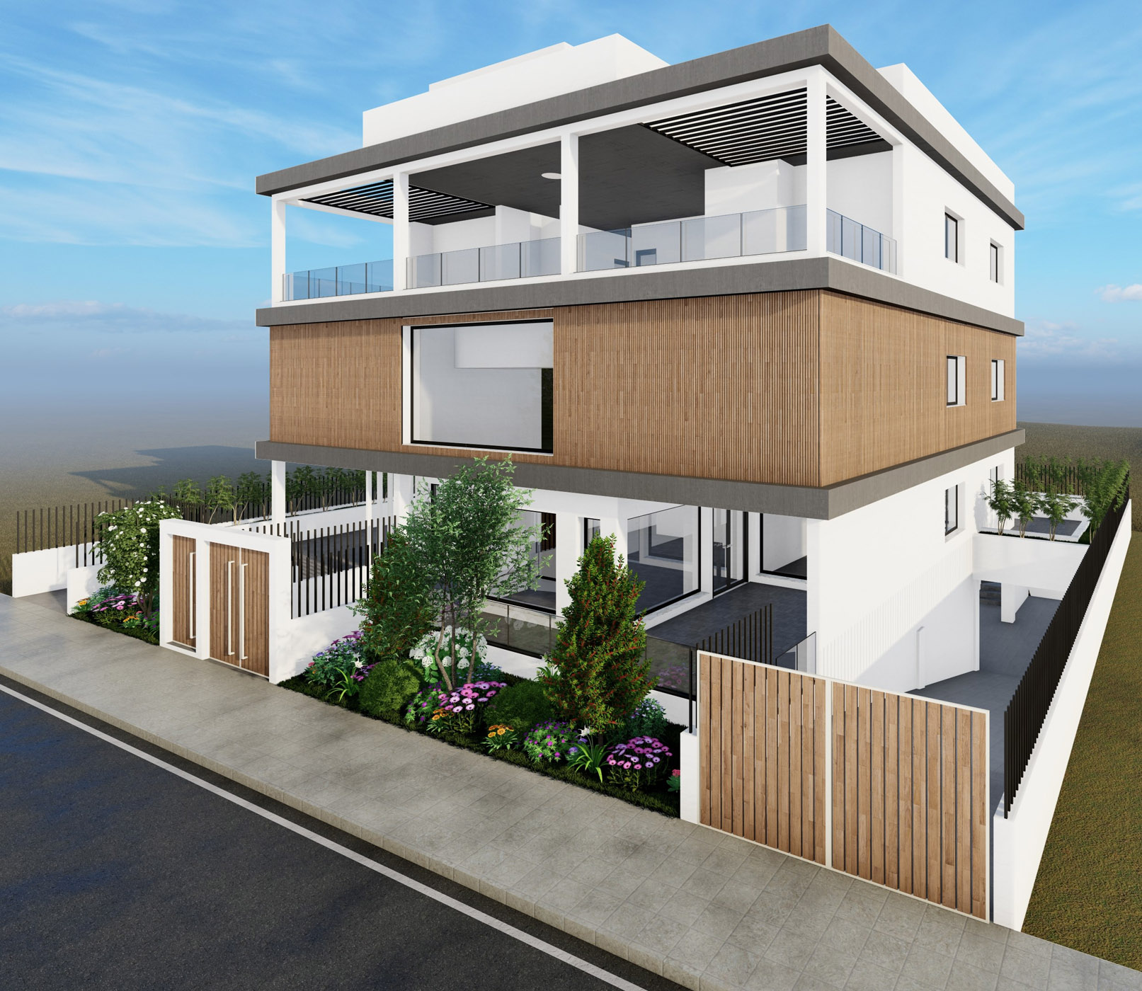 Rehab Center by Pavlides Associates LLC - Architects - Front Aerial View. HEALTH CARE