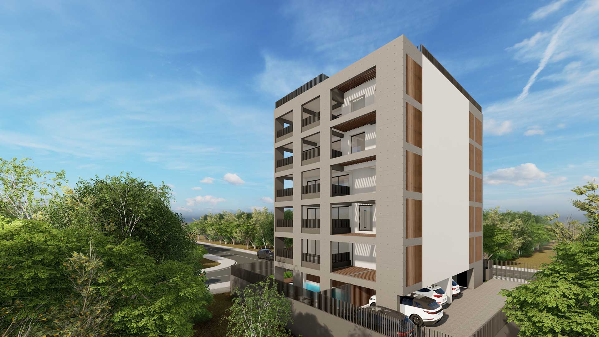 Apartment building on the Germasogeia seafront – Dasoudi